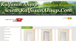 Desktop Screenshot of kalfasanahsap.com